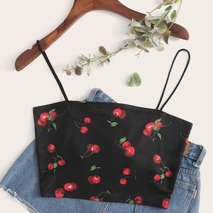 SHEIN Crop Cami Top🍒